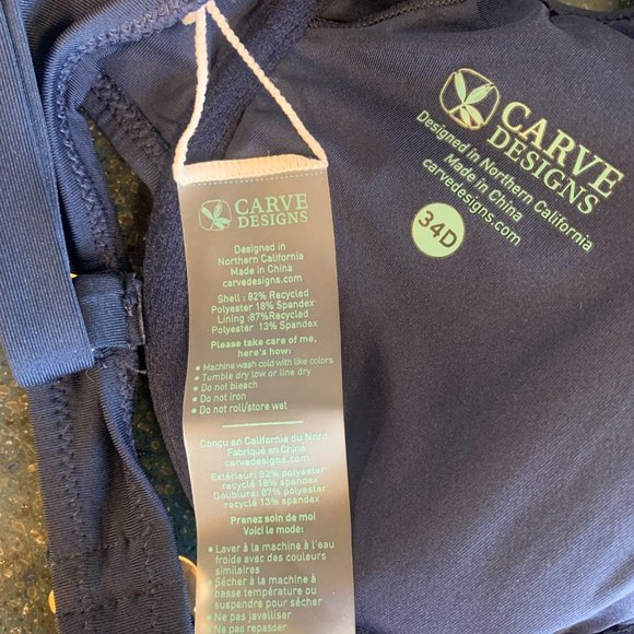 Carve Designs Bikini Top NWT - Picture 5 of 7